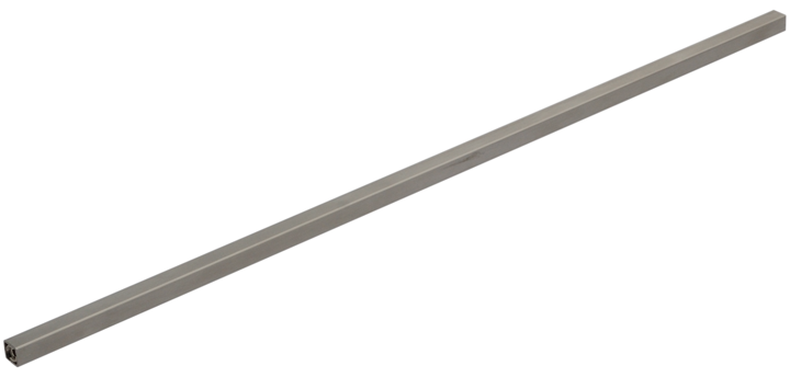 Art.Nr_.3.16.6004 Sprossen Edelstahl 16/16mm eckig mit Gewinde M10 1210-1500mm (10mm Schritte)