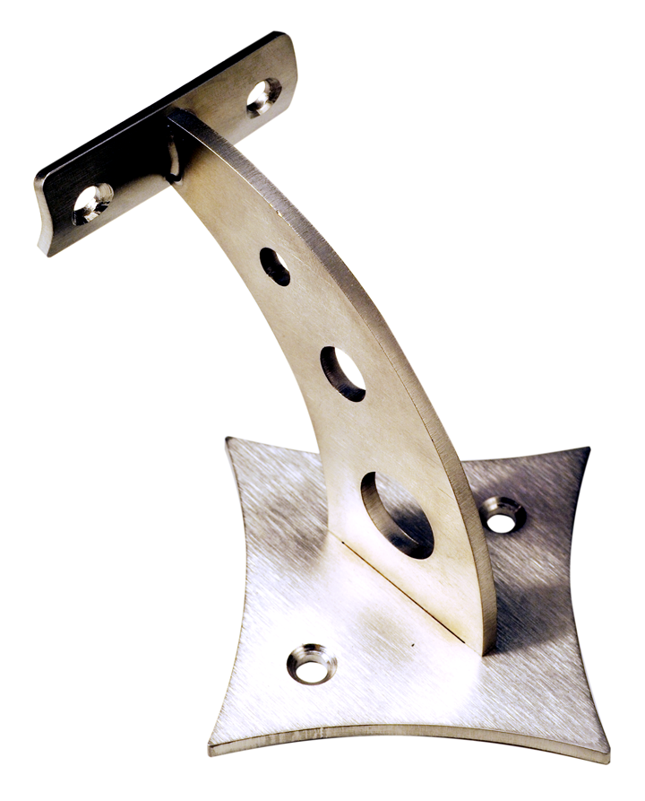 Art.Nr_.1.16.001 Handlaufhalter Design Monza - halbschale